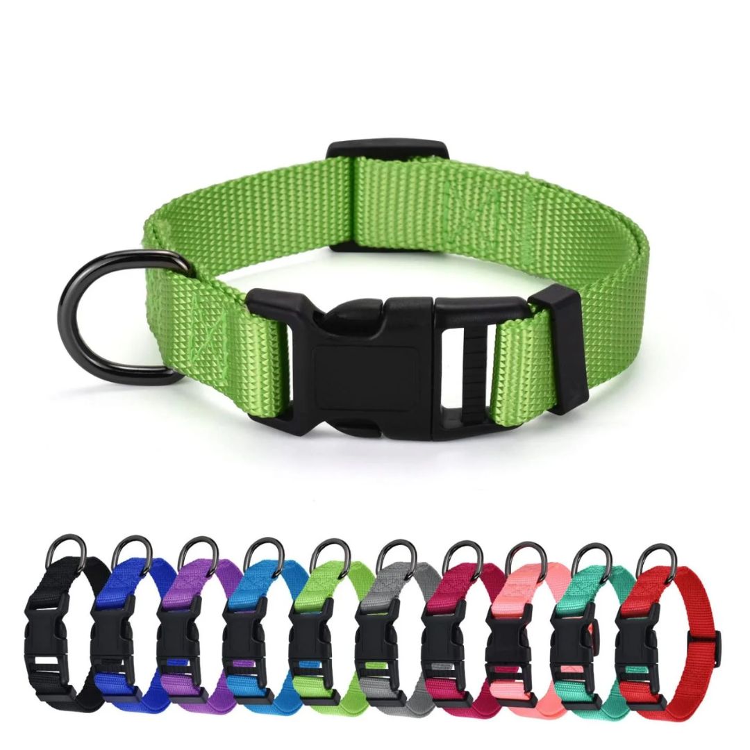 Doco Double D (Dd) - Ring Nylon Collar Color Green Sizes - L
