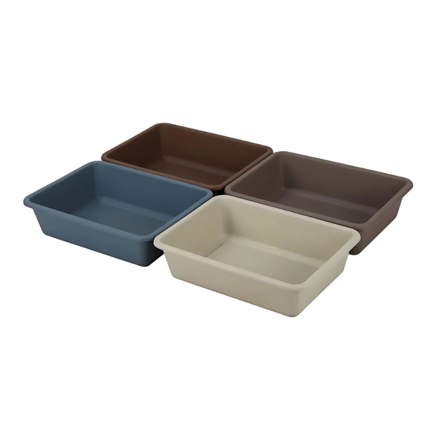 Pet Mode Plastic Cat Litter Tray M Size - 40x30x10.5cm