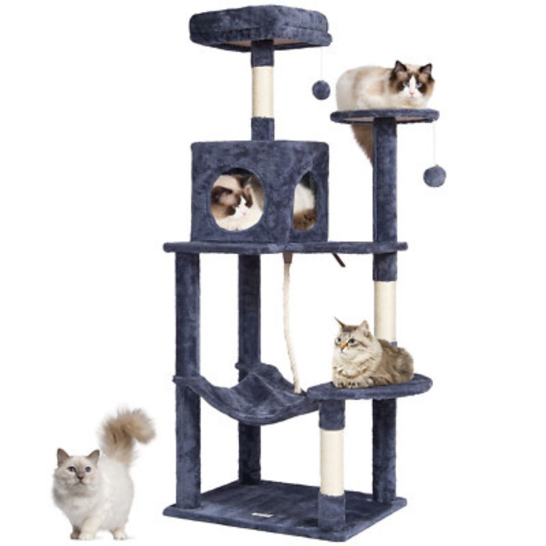 Catry Cat Tower With Scratcher 59x59x101 Cm