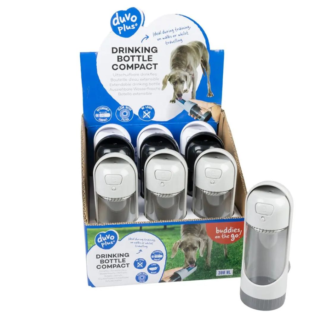 Duvo+ Compact Pet Drinking Bottle – 300ml Mixed Colors