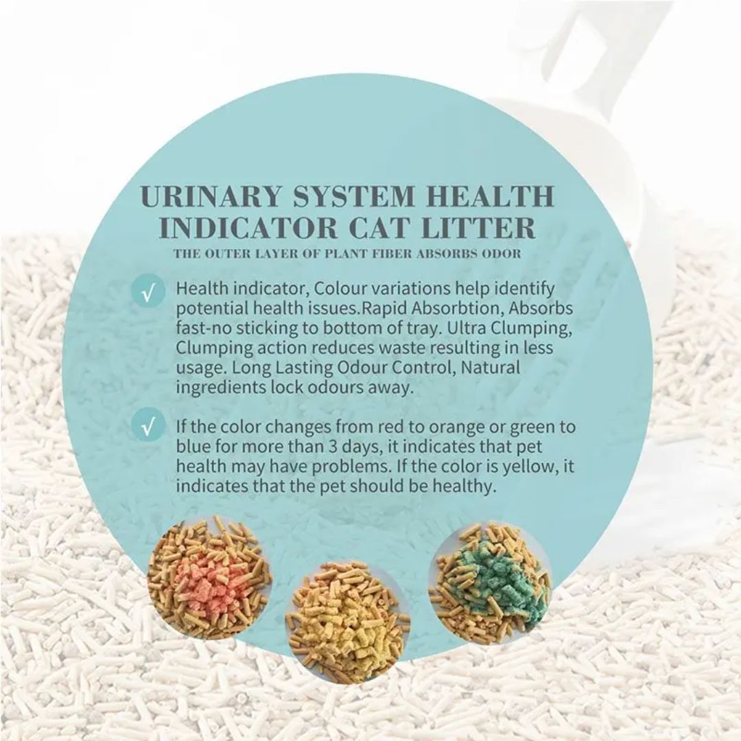 Bioline Cat Litter with Urinary Health Indicator 6L Odor Control