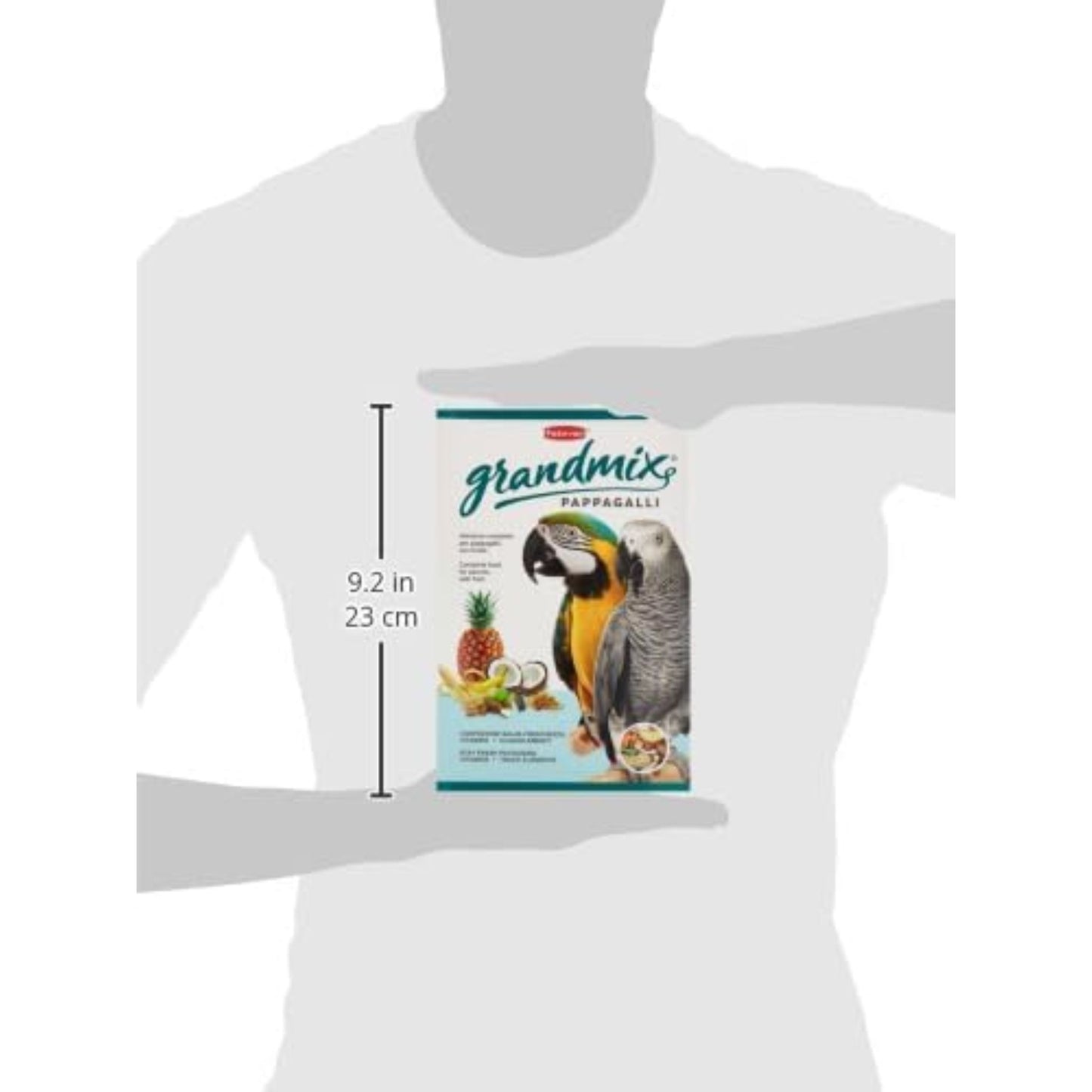Padovan GrandMix Pappagalli Parrot Diet Natural Blend – 600g
