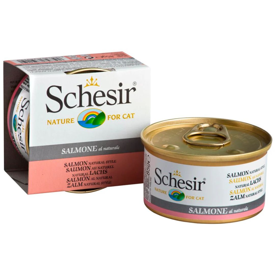 Schesir Cat Wet Food Salmon Natural Style 85G