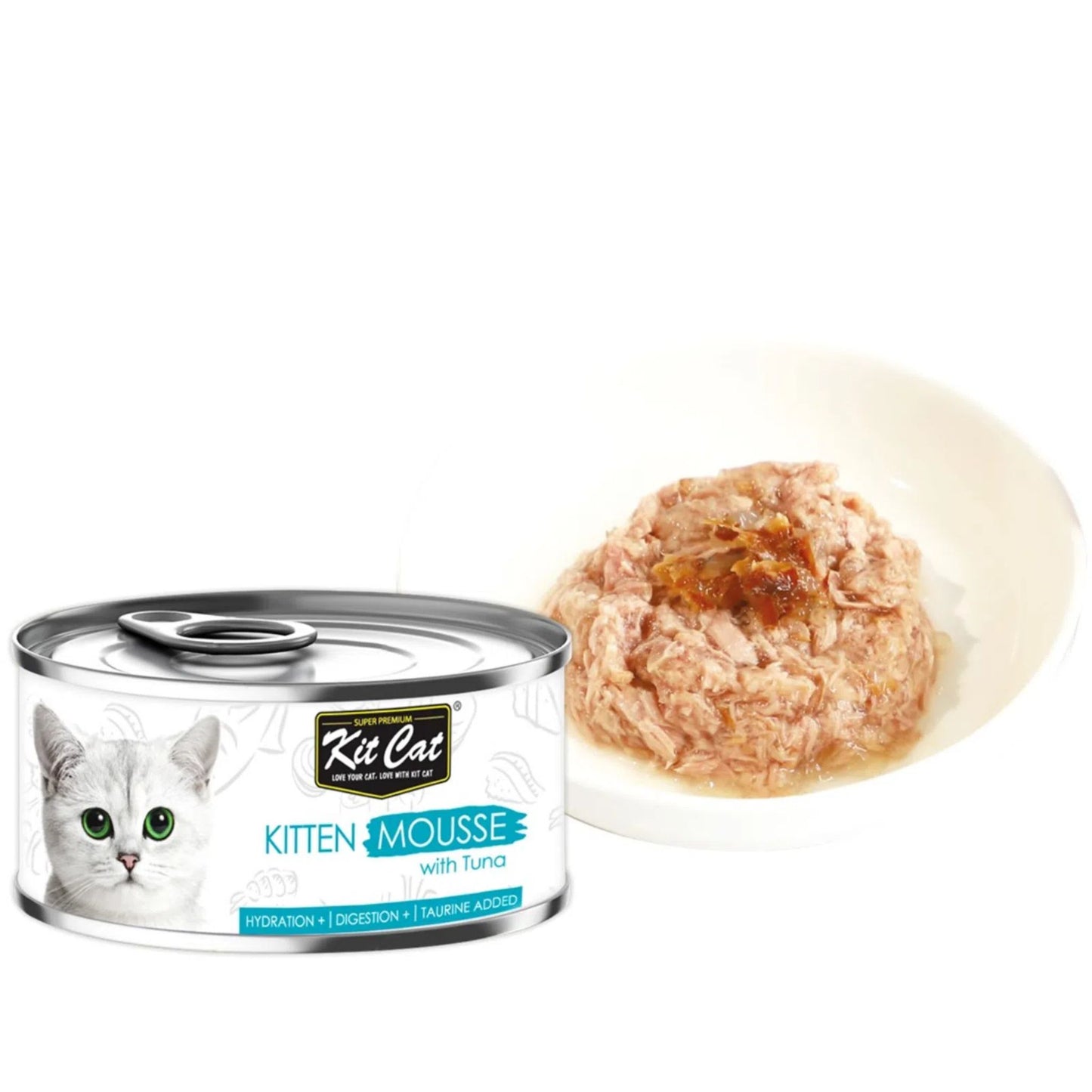 Kit Cat Kitten Mousse Grain Free Tuna Wet Food - 80g