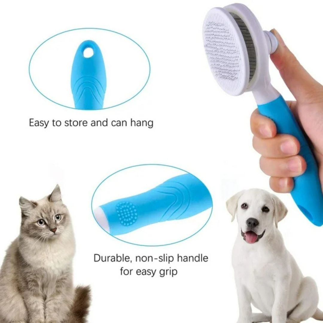 Petbroo Self Cleaning Brush For Dogs & Cats