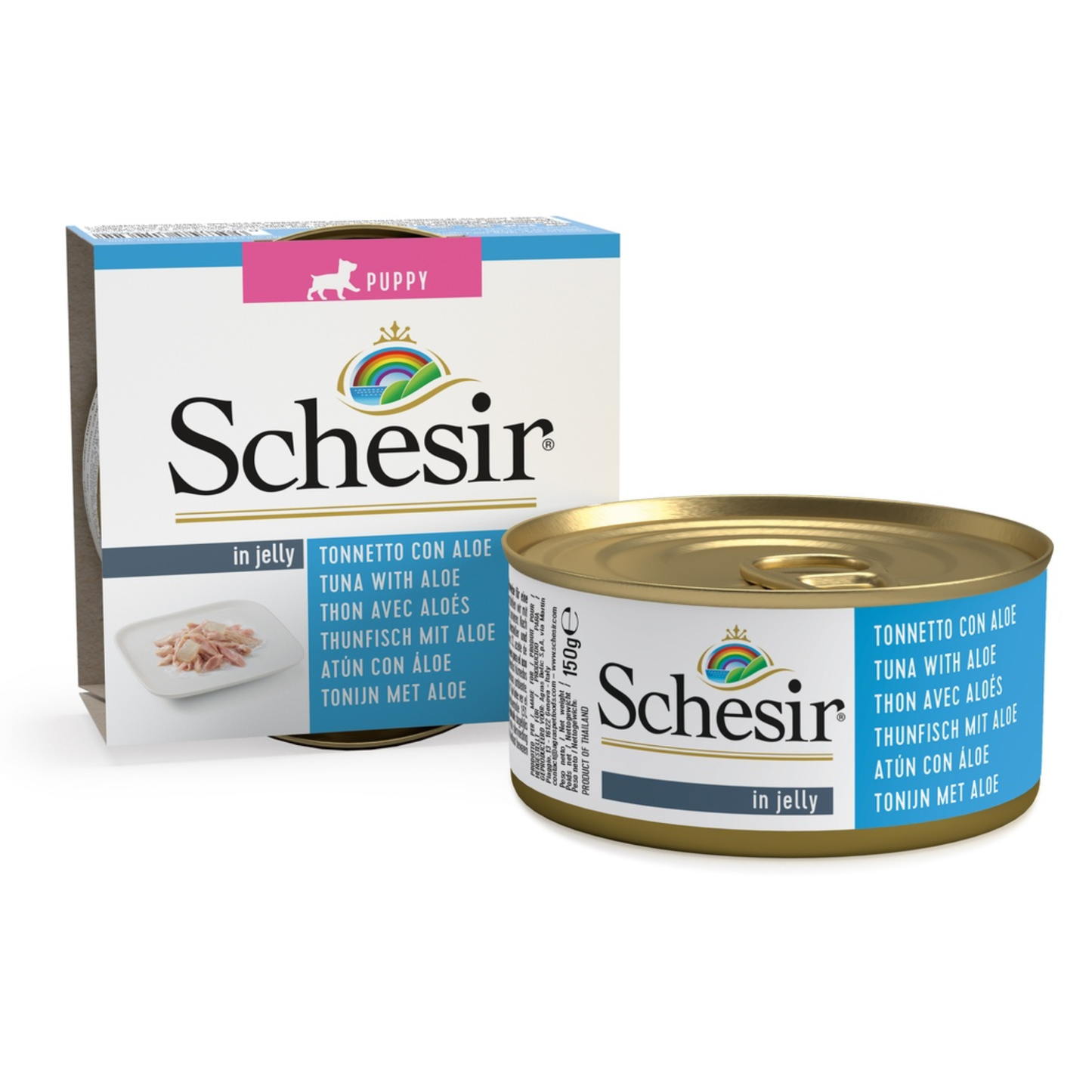 Schesir Puppy Wet Food Tuna & Aloe - 150G