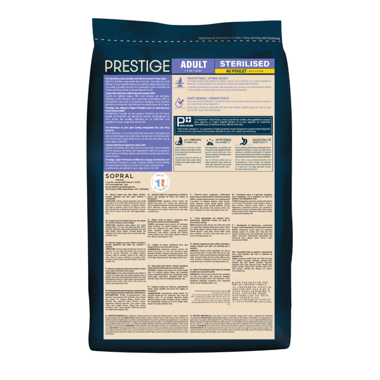Pro Nutrition Prestige Adult Sterilised Chicken Cat Dry Food 2Kg