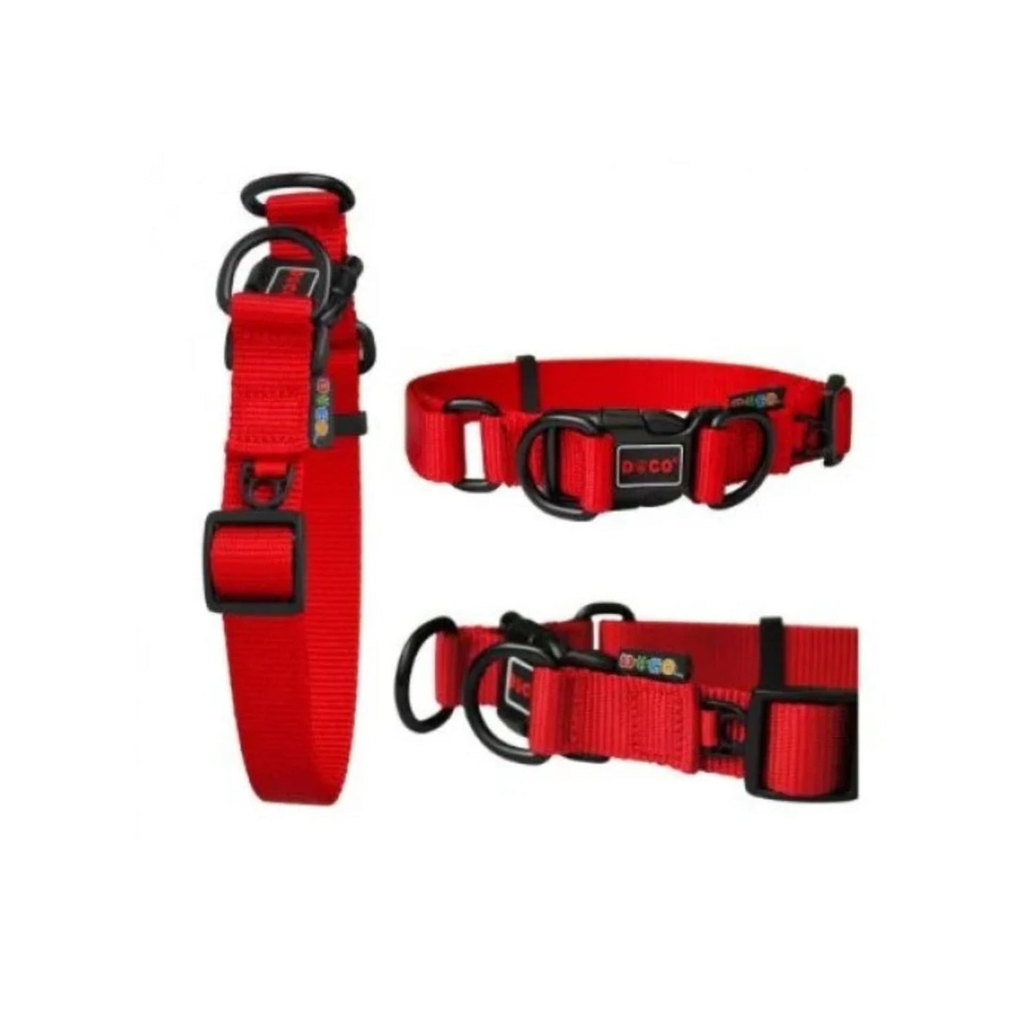 Doco Double D Ring Nylon Dog Collar