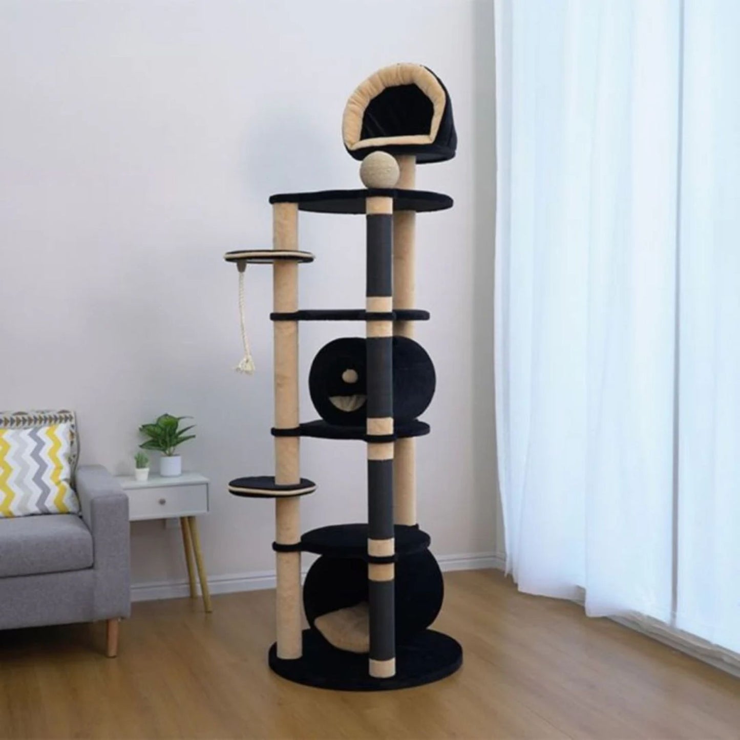 Catry Cat Tower With House - 69x216hcm