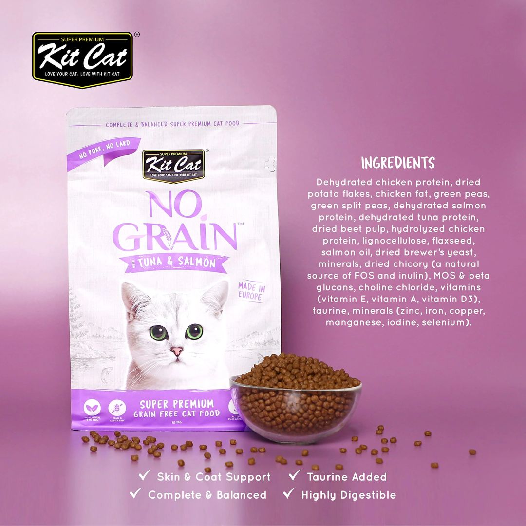 Kit Cat No Grain Tuna & Salmon 1Kg