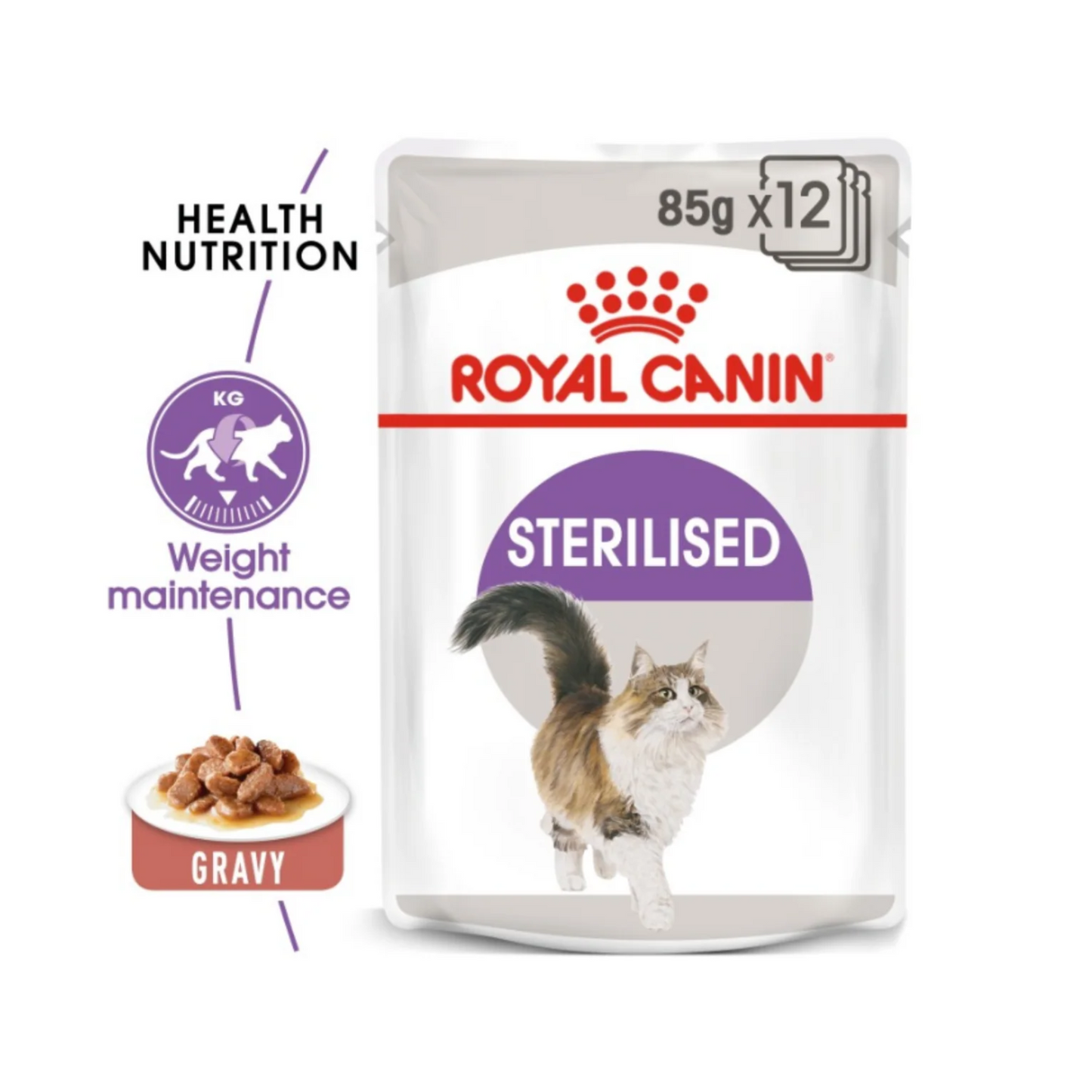 Royal Canin Feline Health Nutrition Sterilised Gravy (wet food)