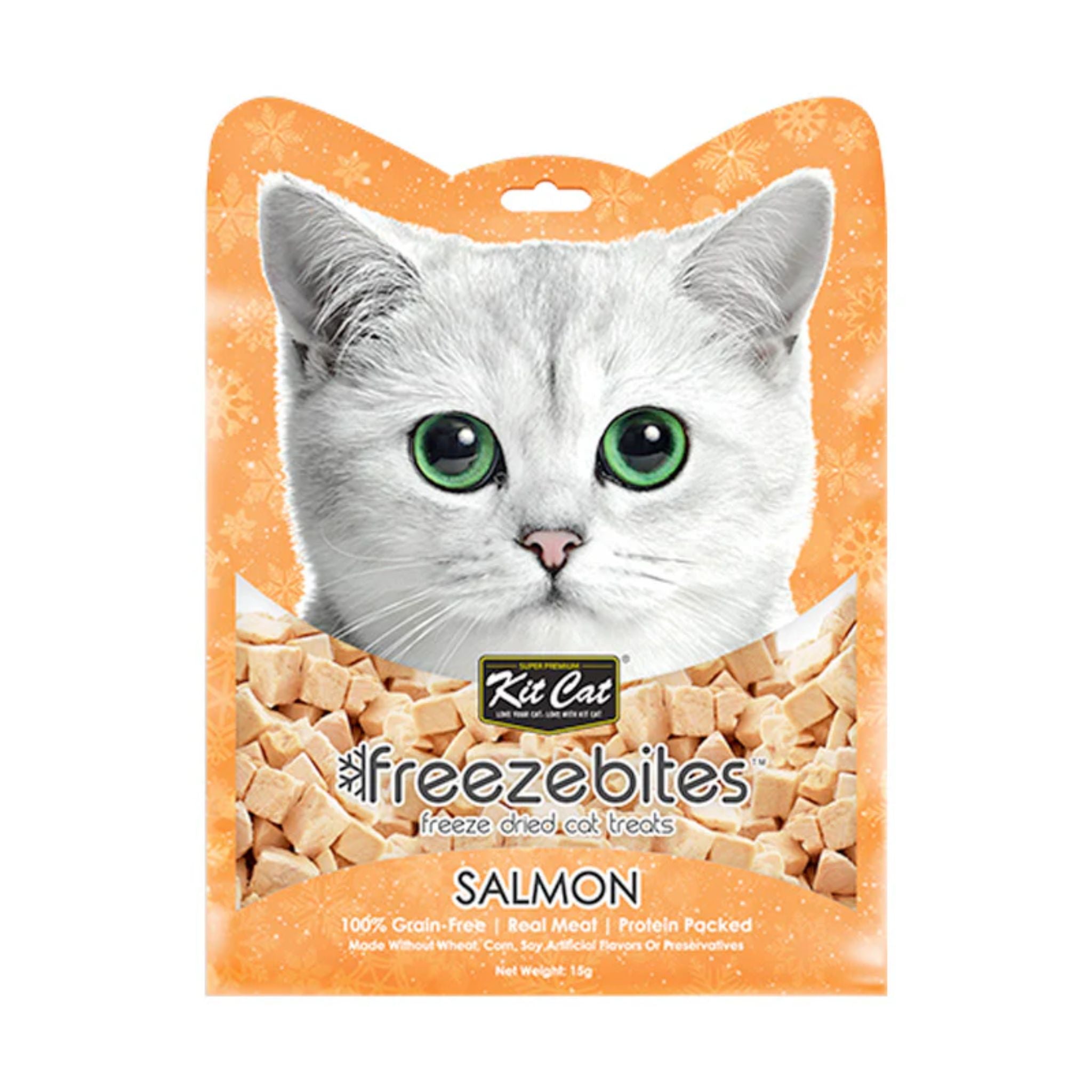 Kit Cat Freeze Bites Salmon Cat Treats - 15g