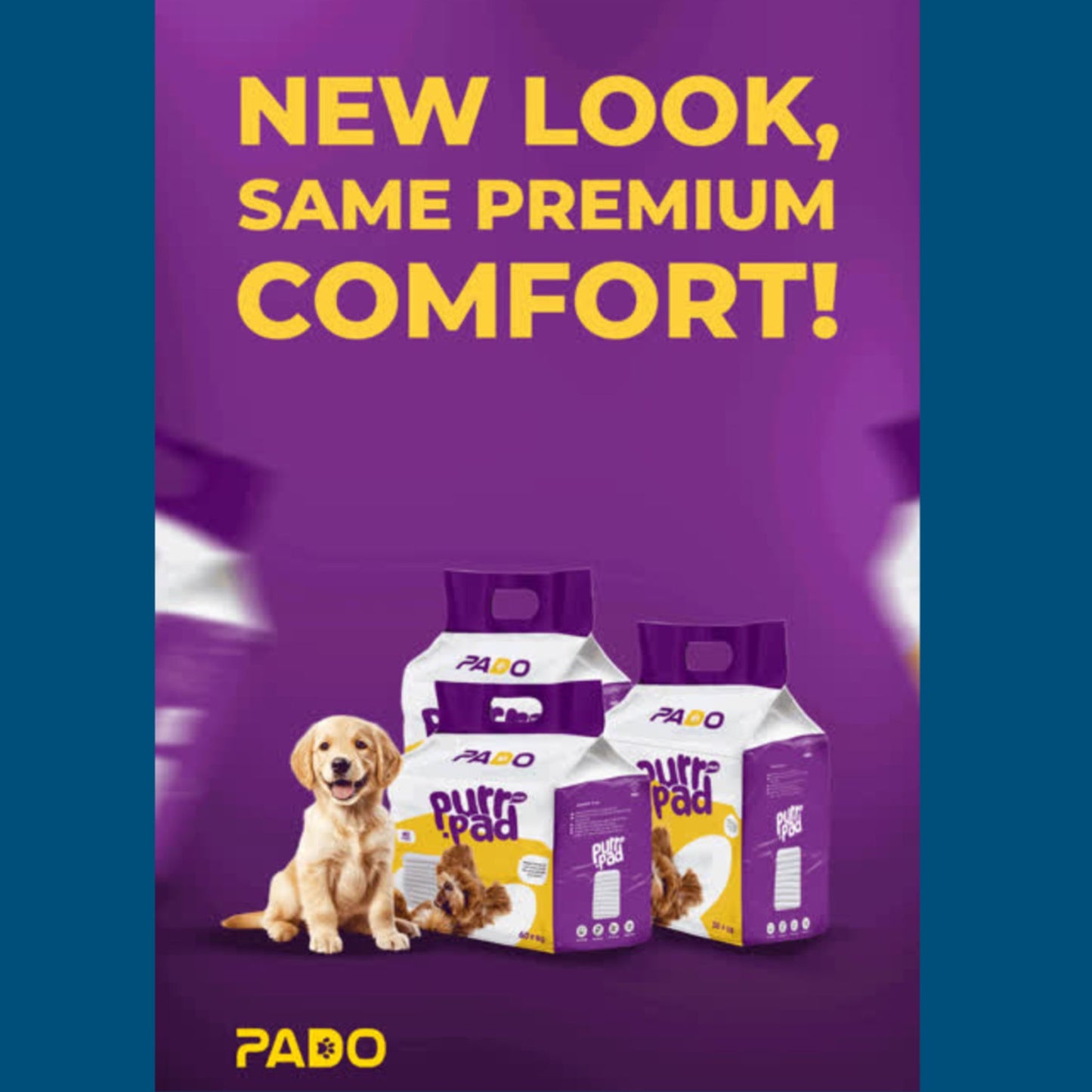 Pado Pet Pad  Advanced Layer Protection - 60x60cm
