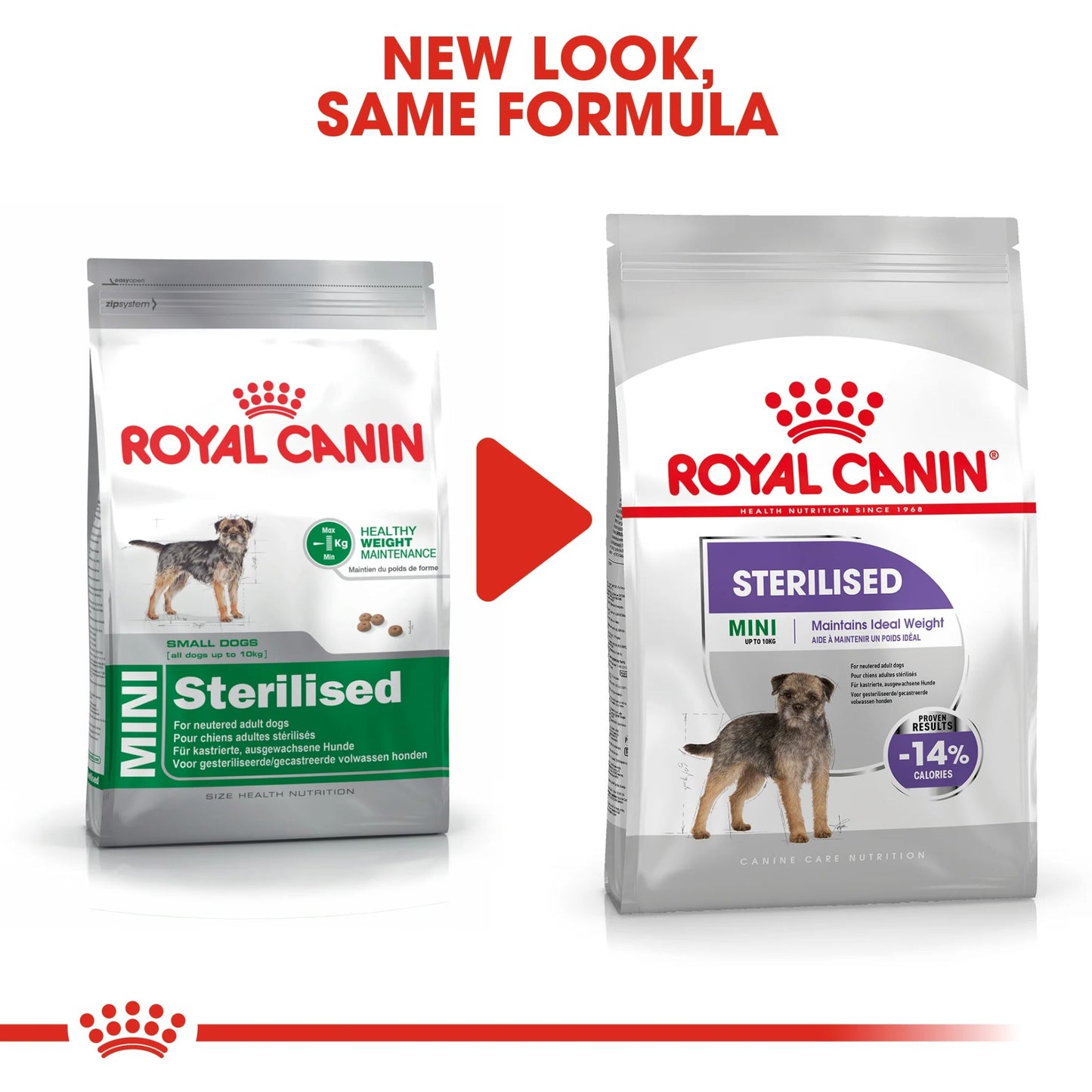 Royal Canin Canine Care Nutrition Mini Sterilised Adult Dry Dog food 3kg