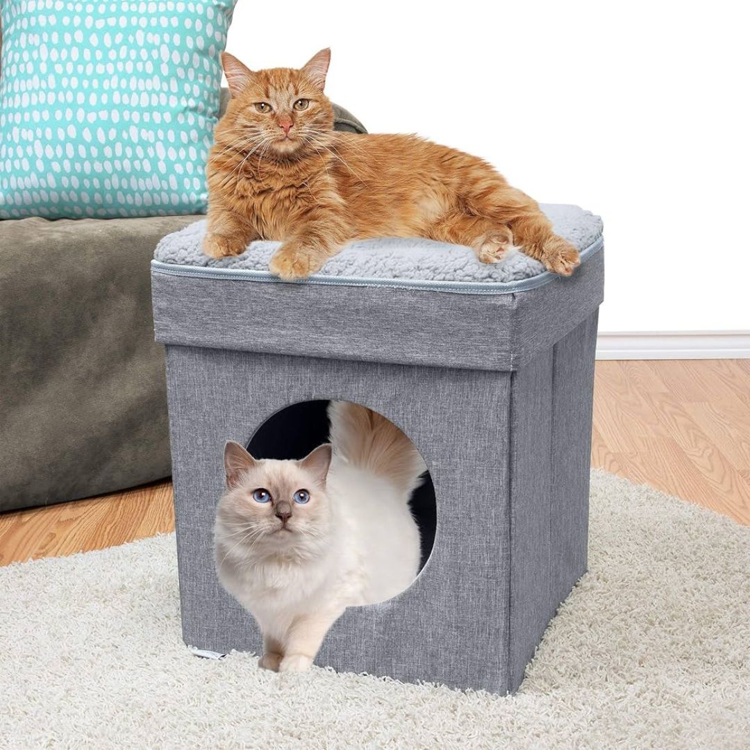 Catry Soft Folded House Bed 39x39x42 Cm