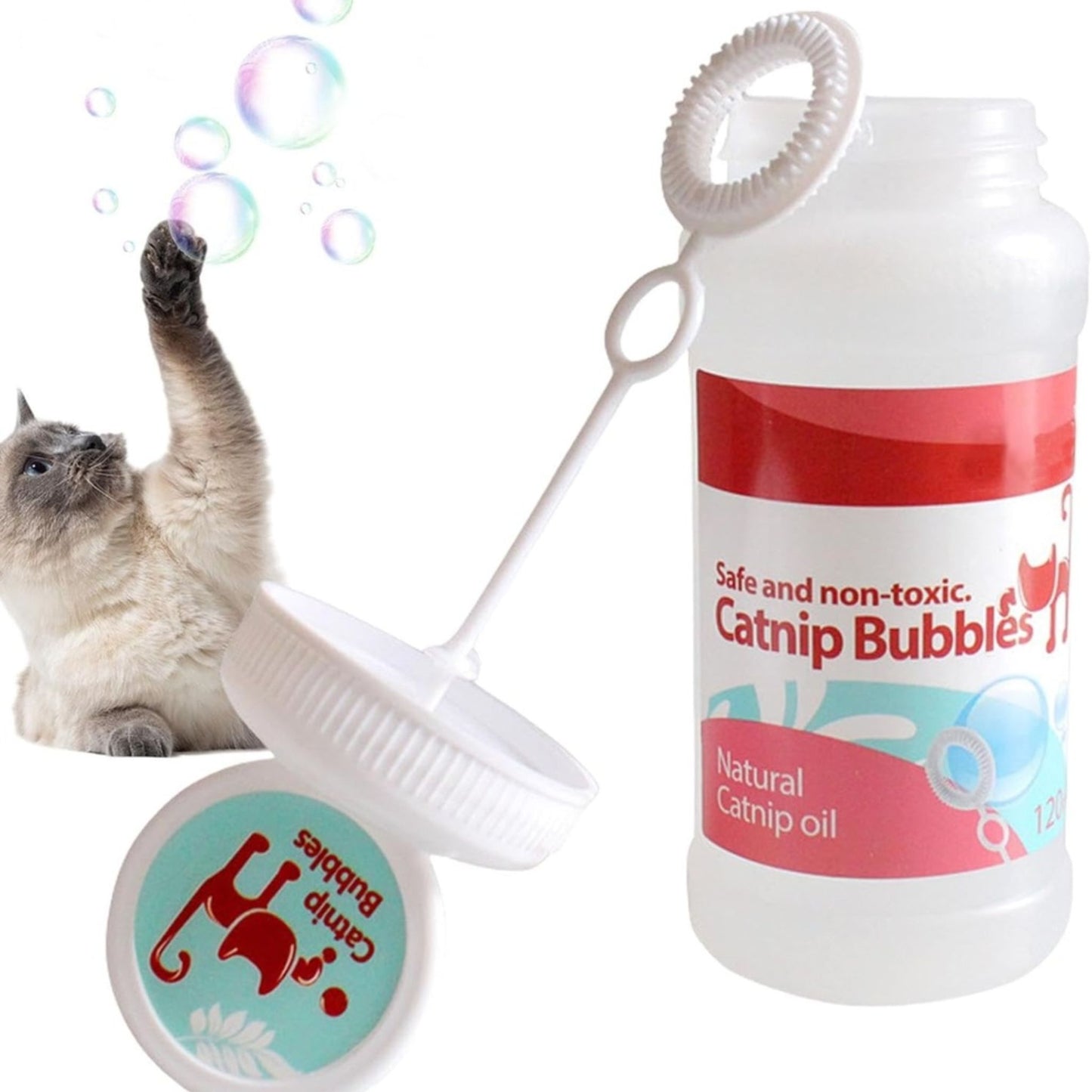 Bioline Catnip Oil Bubbles Playtime Cat Toy - 120ml