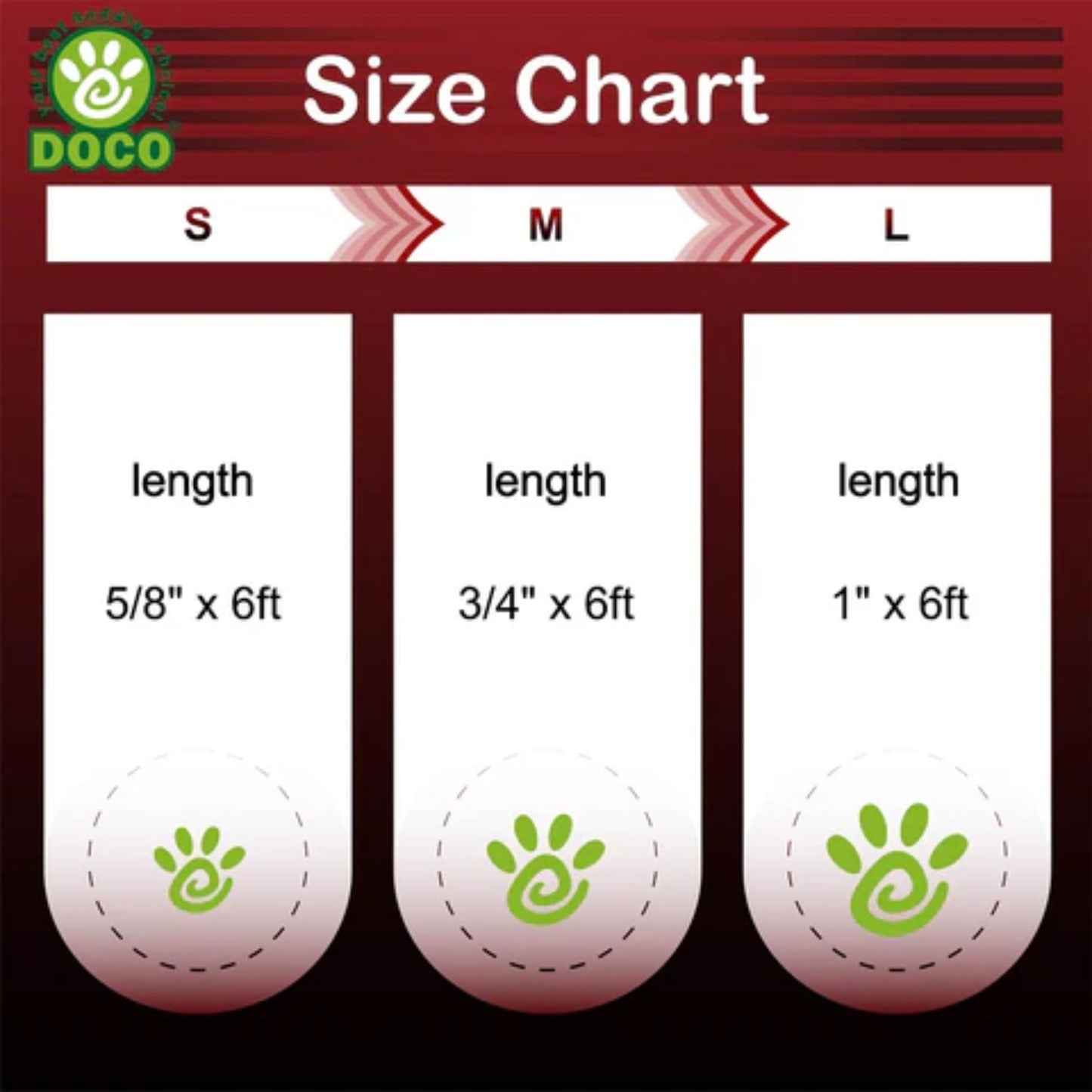 Doco Vario Easy Snap Bungee Leash 6Ft Color Orange Sizes - L