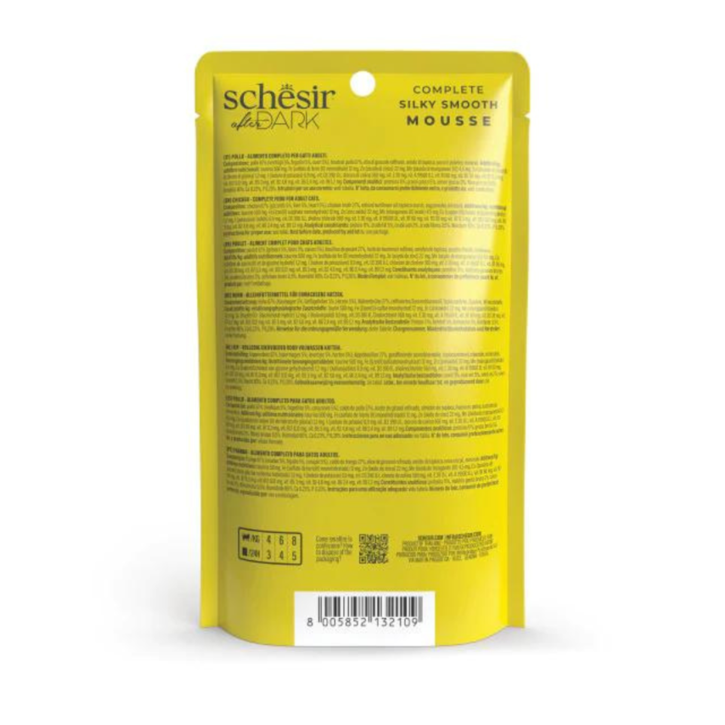 Schesir Velvet Mousse Chicken Wet Cat Food - 80G