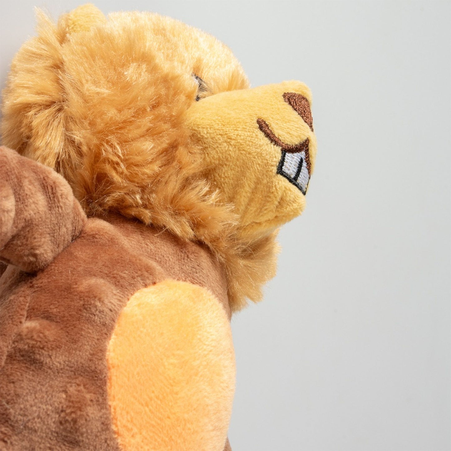 Duvo+ Plush Beaver Crackle Dog Toy – 34x21x8cm, Brown