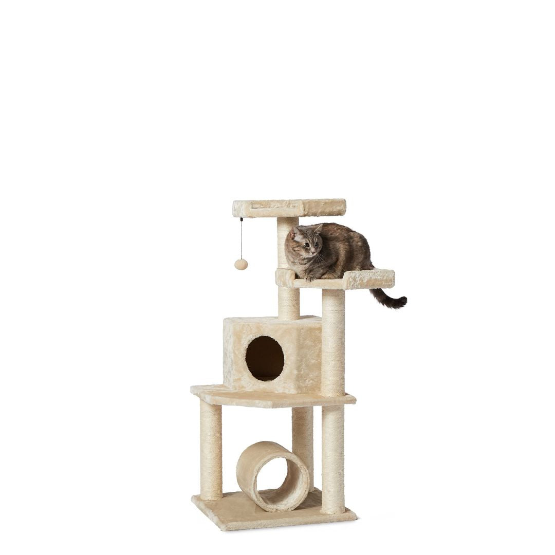 Catry Cat Tower With Scratcher 50x50x120cm