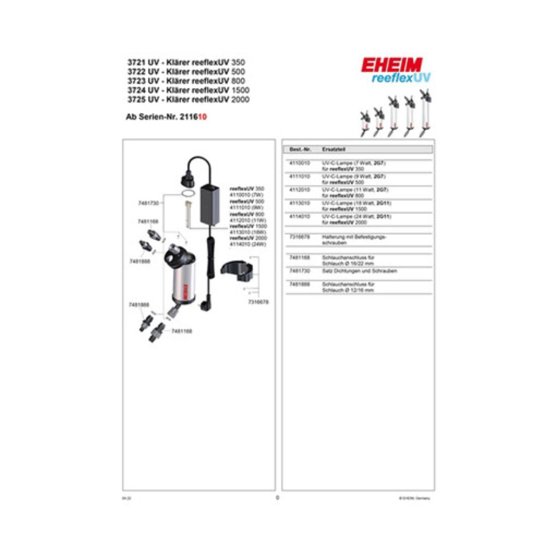Eheim ReeflexUV 500 – High-Capacity UV Steriliser Unit