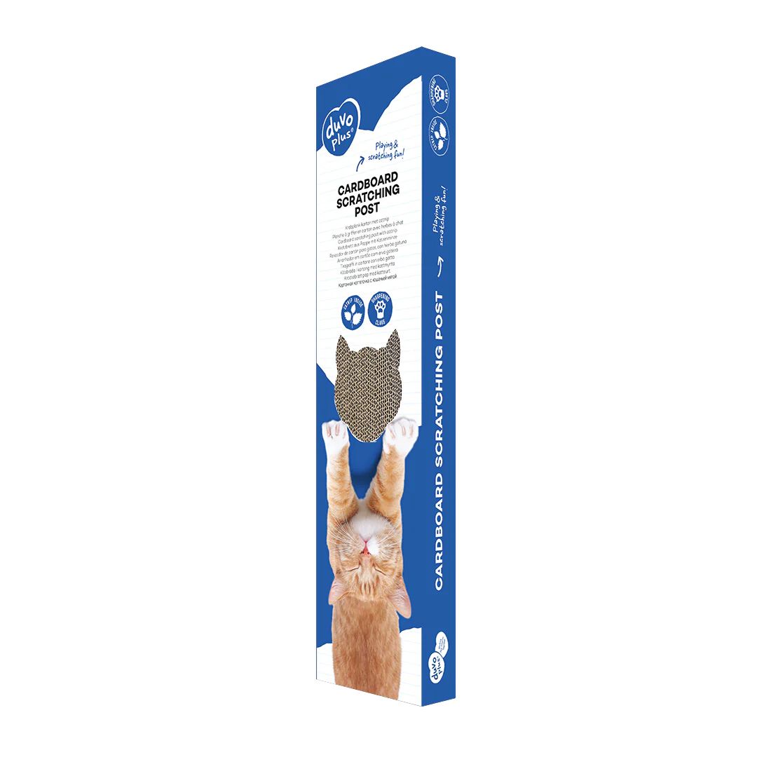 Duvo+ Cat Scratcher – Corrugated With Catnip – 50 x 13 x 6 cm