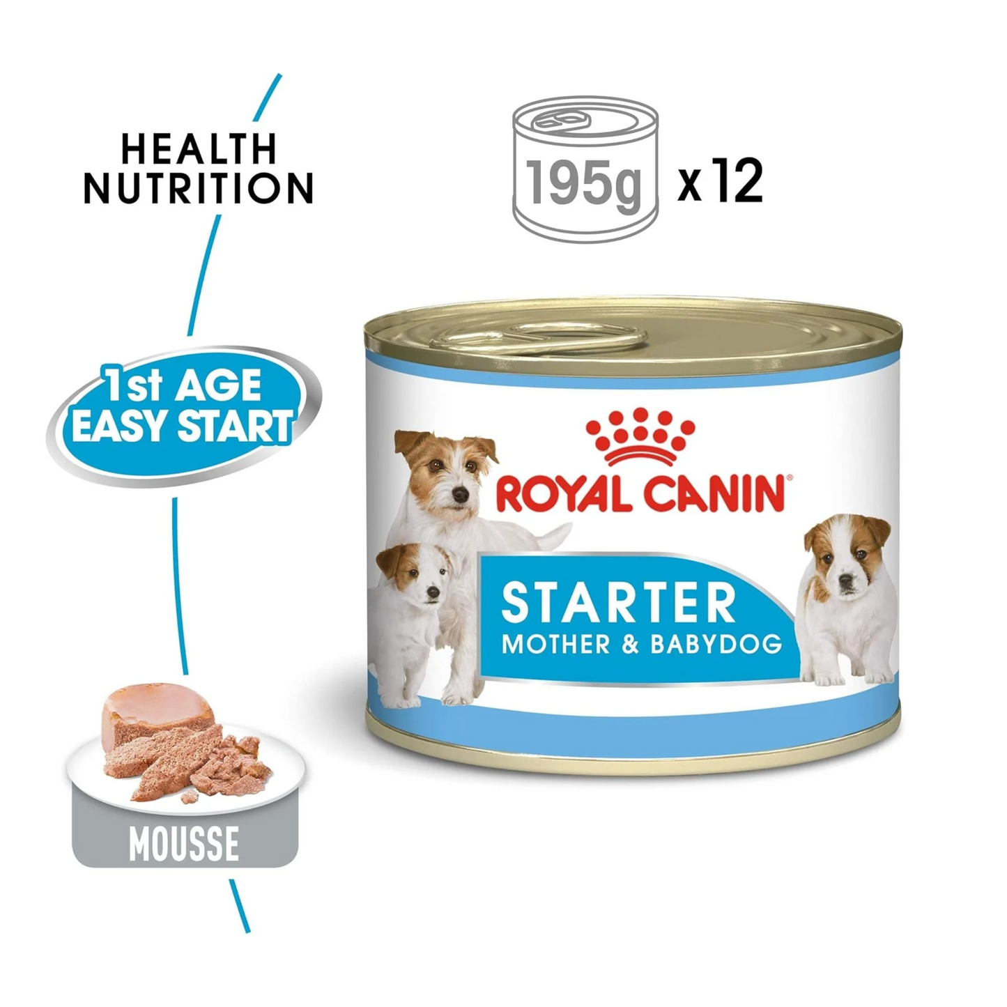 Royal Canin Canine Health Nutrition Starter Mousse 195g WET FOOD