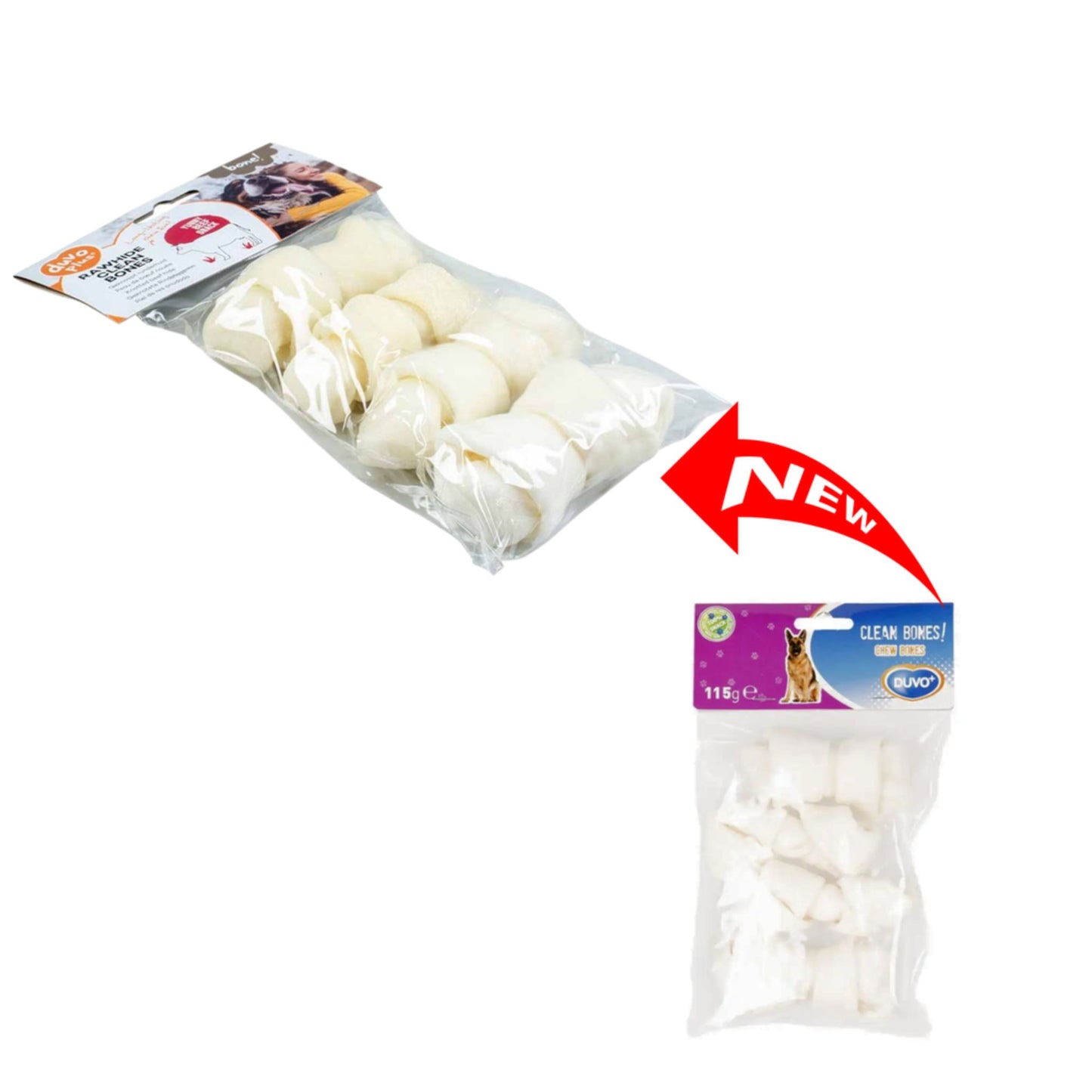 Duvo+ Knotted Bone – Small Dog Chew Toys 9cm