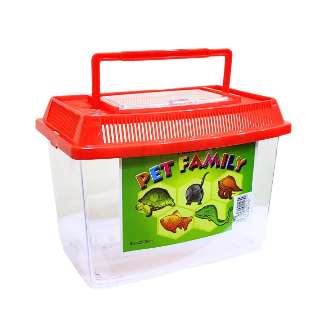 KW Zone Plastic Aquarium Tank – 23cm – Large Transparent Fish Tank