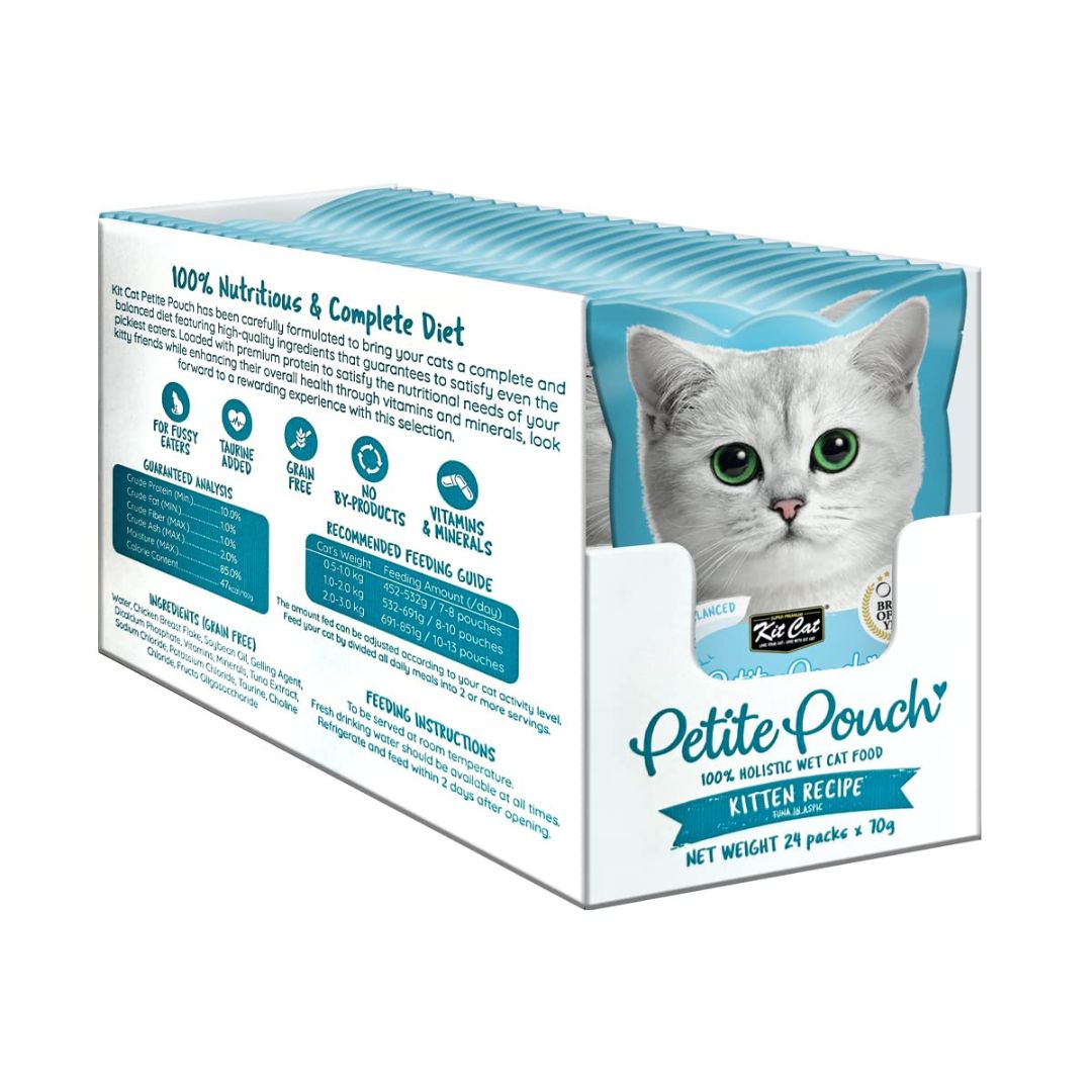 Kit Cat Petite Pouch 70g – Kitten Tuna