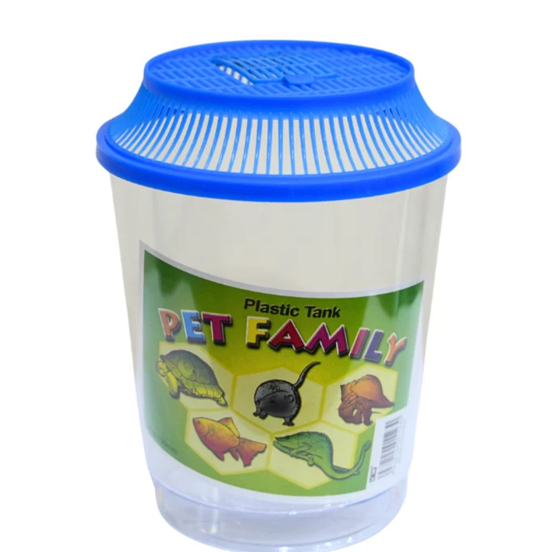 KW Zone Plastic Aquarium Tank – 10cm – Small Betta Fish Container