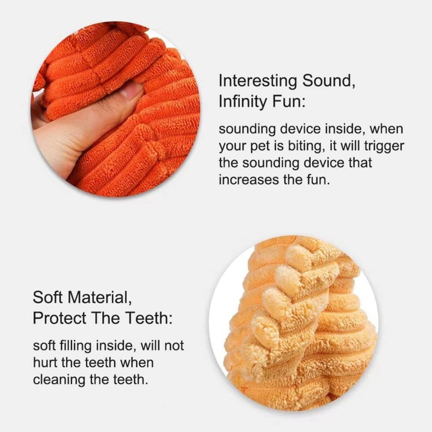 Pado Woofy Squeaky Toy - 11x8x26cm