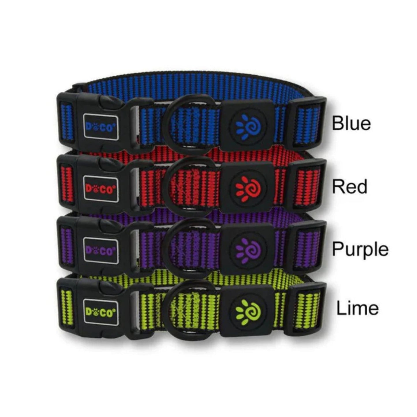 Doco Martini Bean Collar Color Blue Sizes - Xs