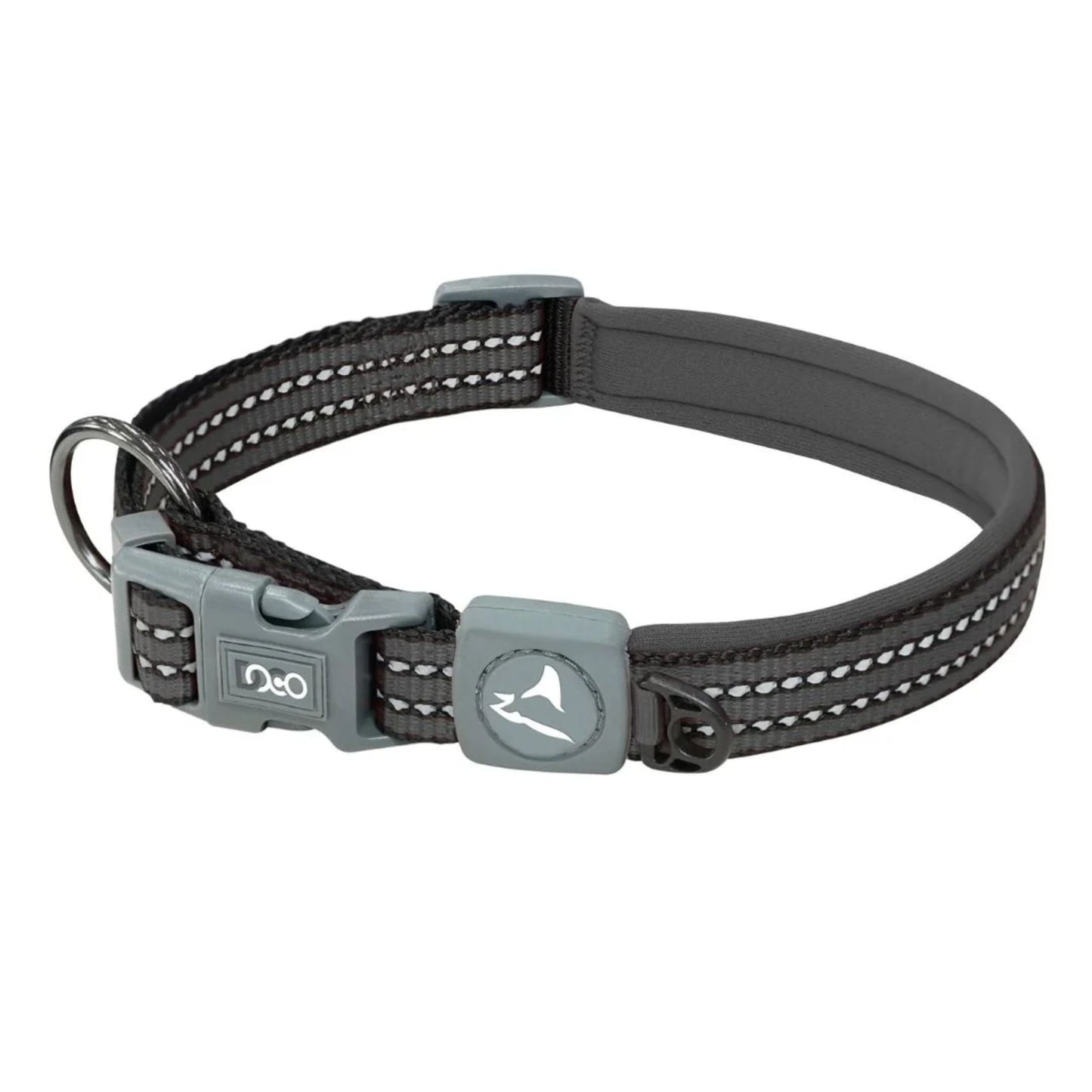 Doco Vario O - Ring Collar With Reflective Stitchingcolor For Dogs