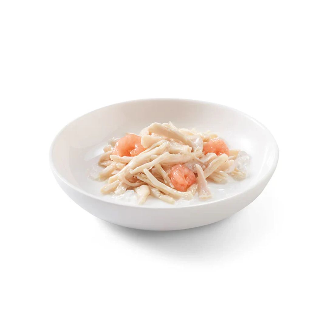 Schesir Broth Cat Can Tuna with Whitebait Wet food 70G
