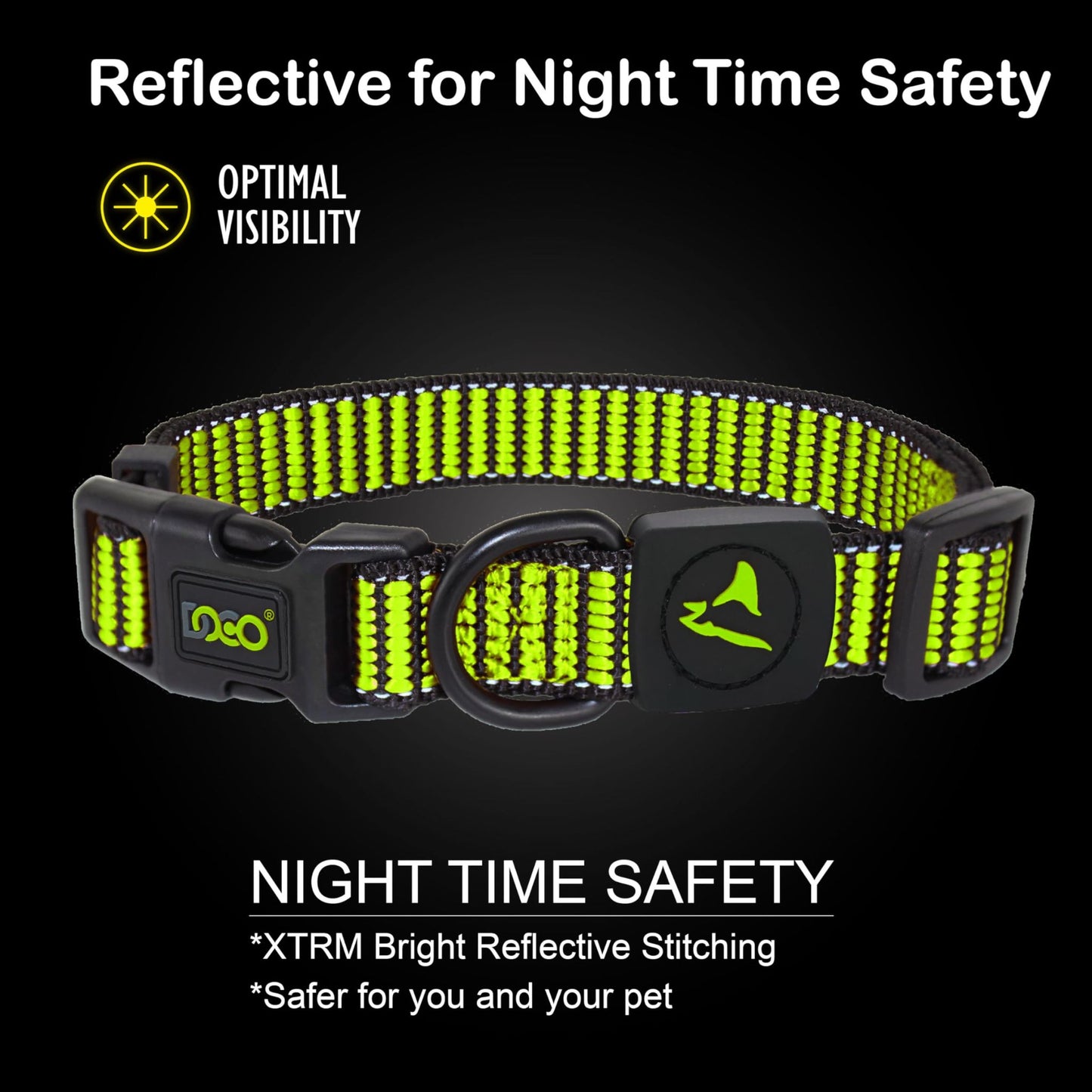 Doco Martini Bean Collar Lemon - Large