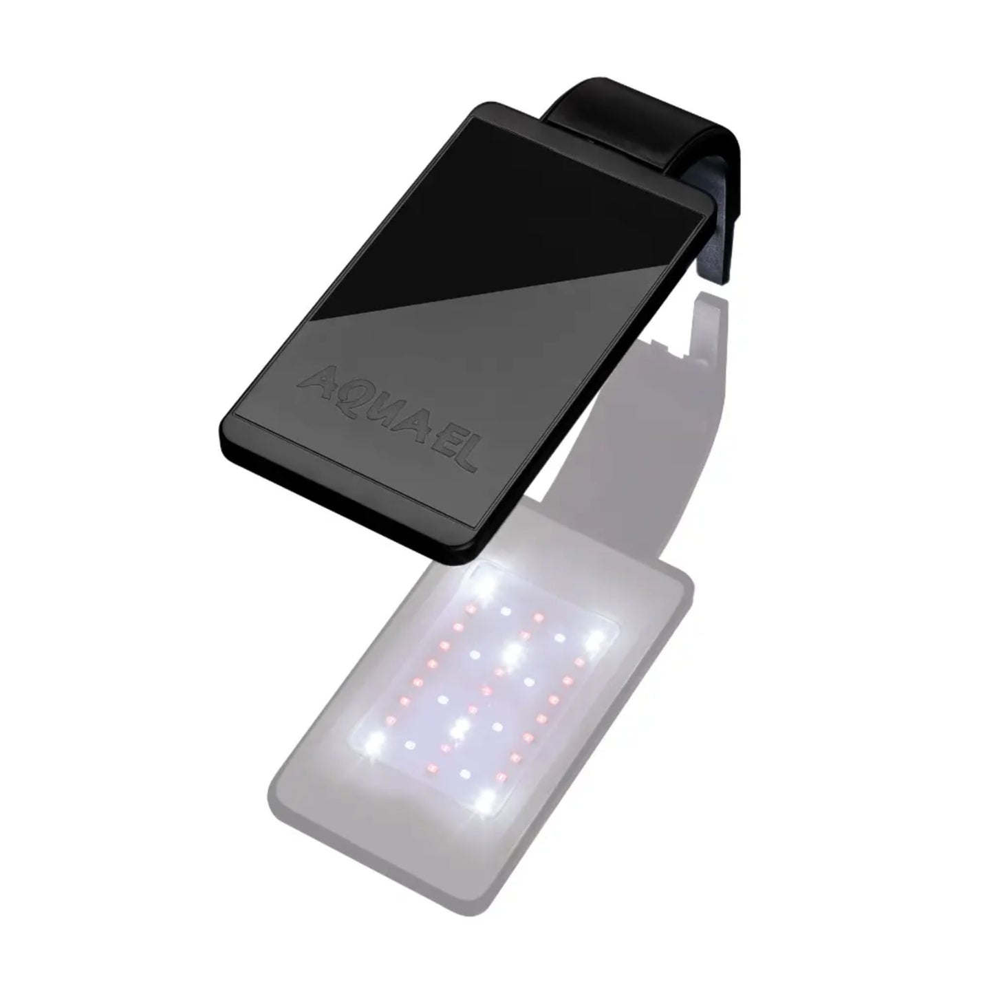 Aquael aquarium light on a white background