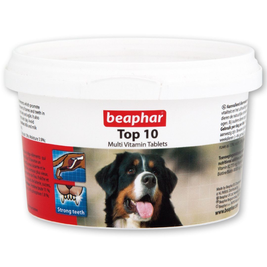Beaphar Top 10 Dog Multivitamins – 180 Tablets