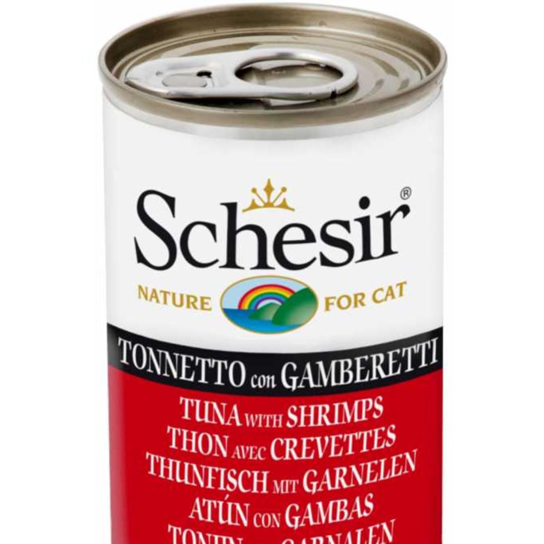 Schesir Cat Wet Food – Tuna & Shrimps