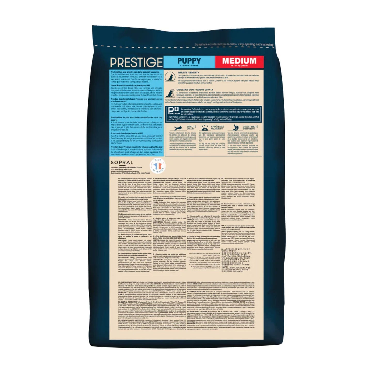 Pro Nutrition Prestige Puppy Medium Dry Dog Food 3Kg