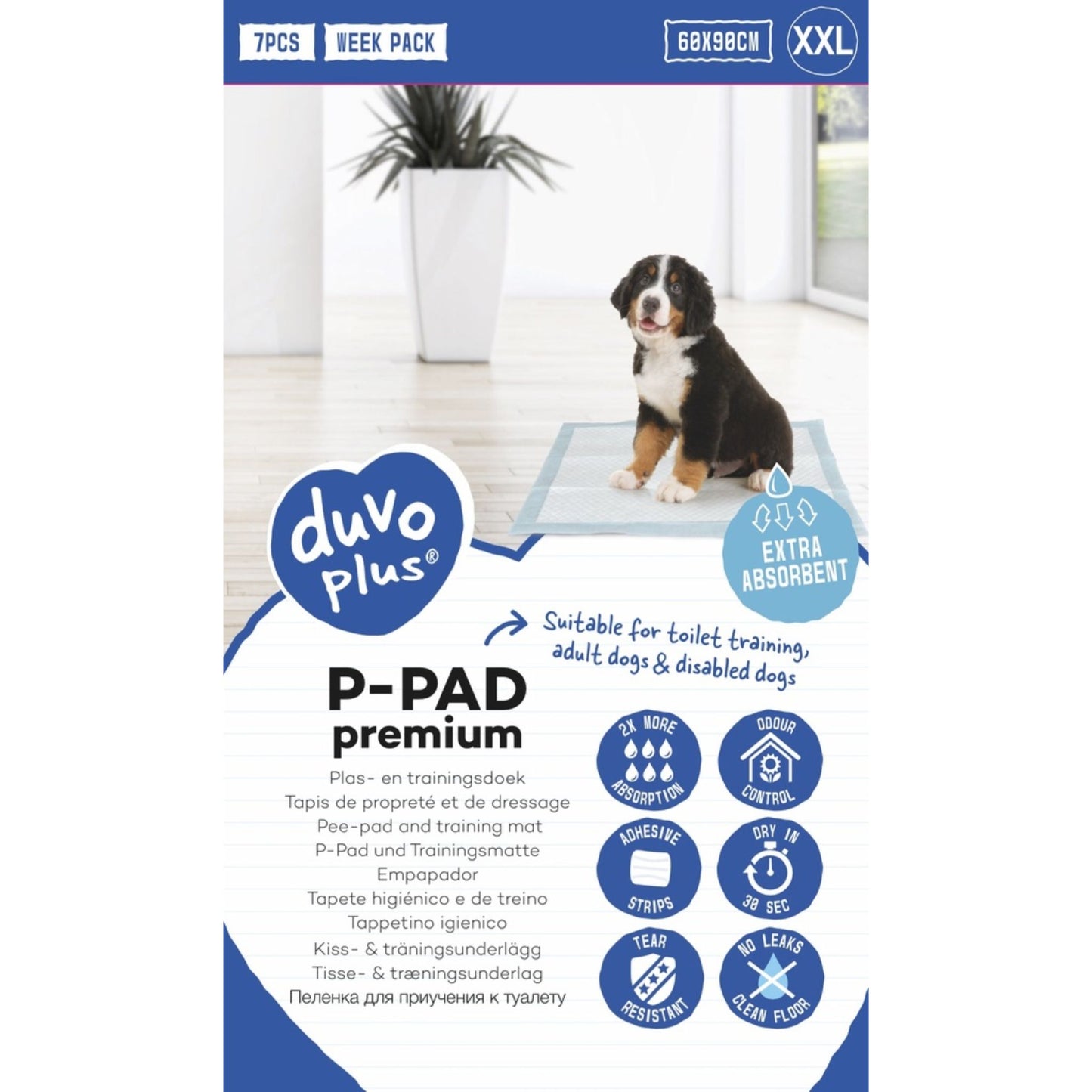 Duvo+ Pet Pads Premium XXL – 60x90cm