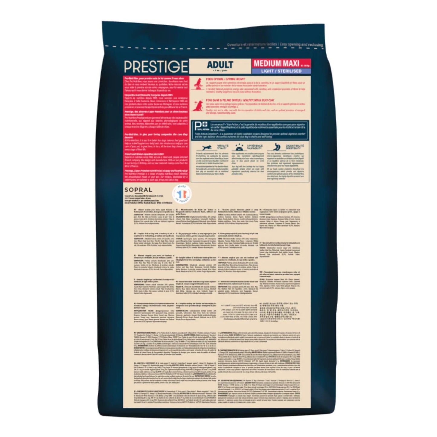 Pro Nutrition Prestige Adult Medium Dry Dog Food 3Kg