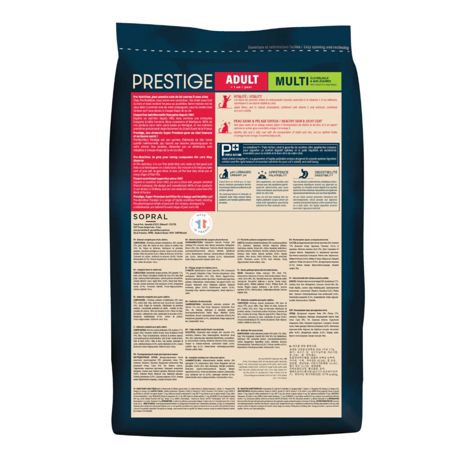 Pro nutrition Prestige Cat Adult Multi 2Kg