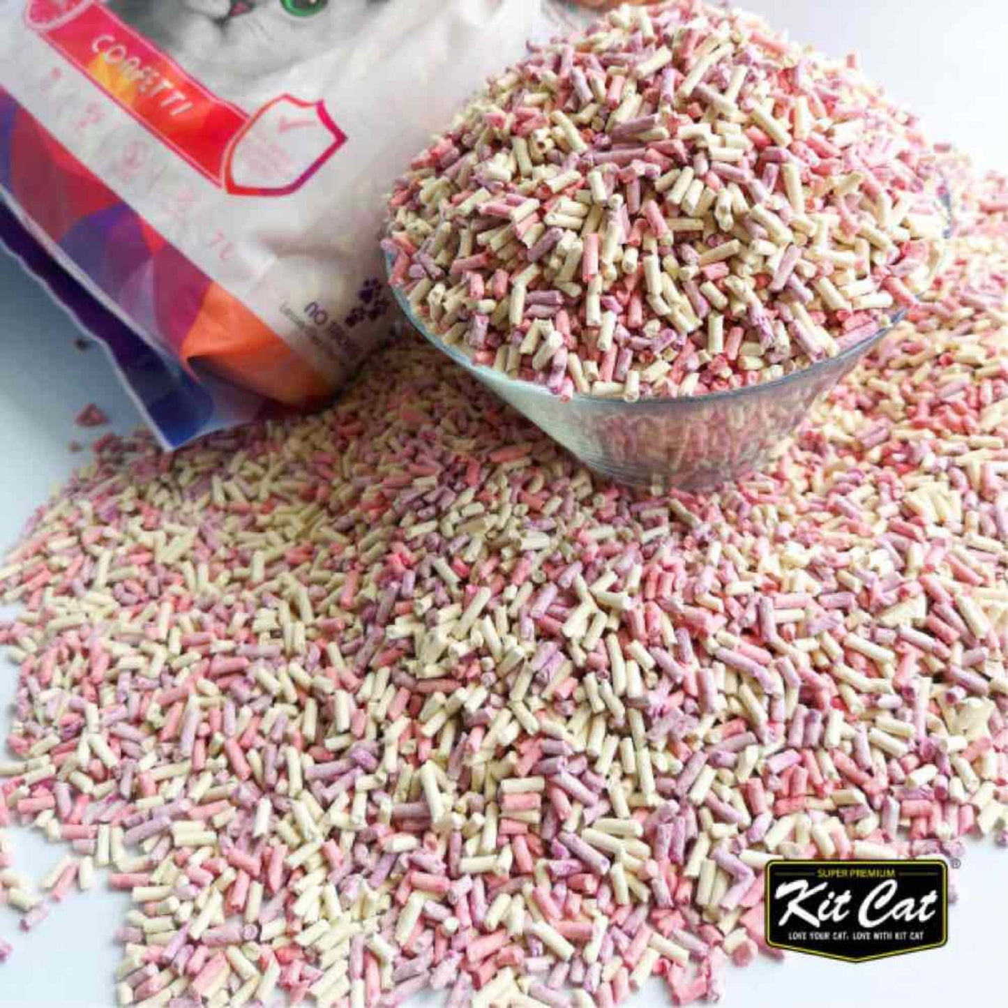 Kit Cat Soya Clump Confetti Cat Litter 7L