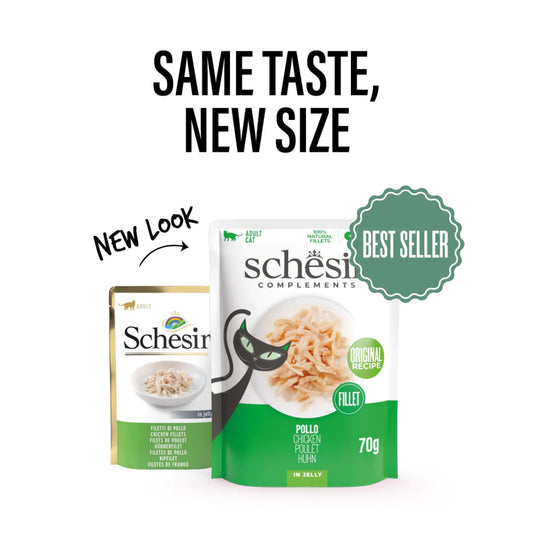 Schesir Cat Pouch Jelly Chicken Fillets 85g