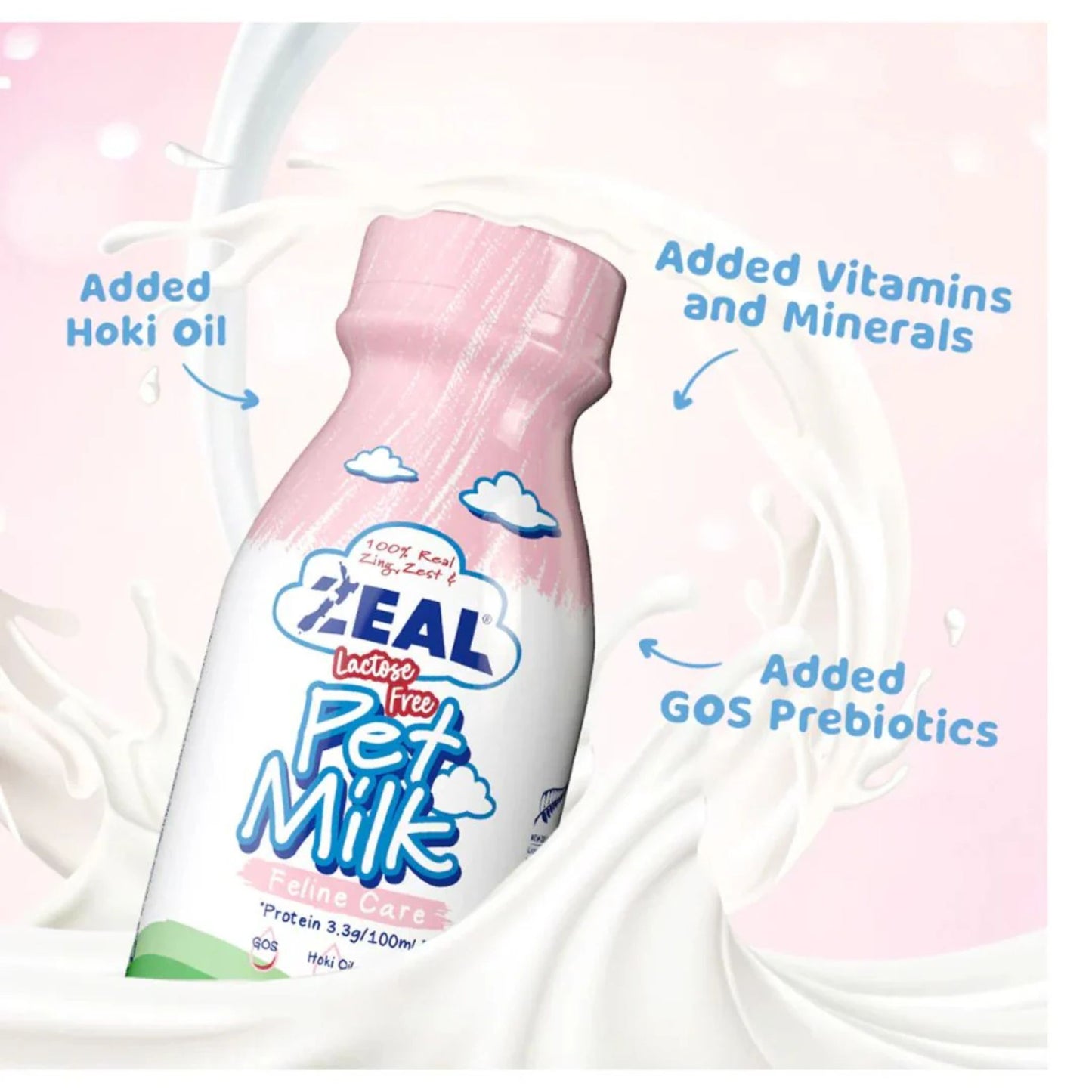 Zeal Cat Milk LactoseFree Feline Nutritional Care - 255ml