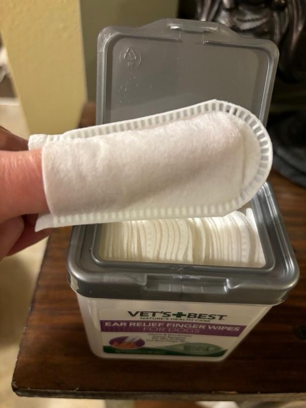 Vets Best Clean Ear Finger Pads 50pads
