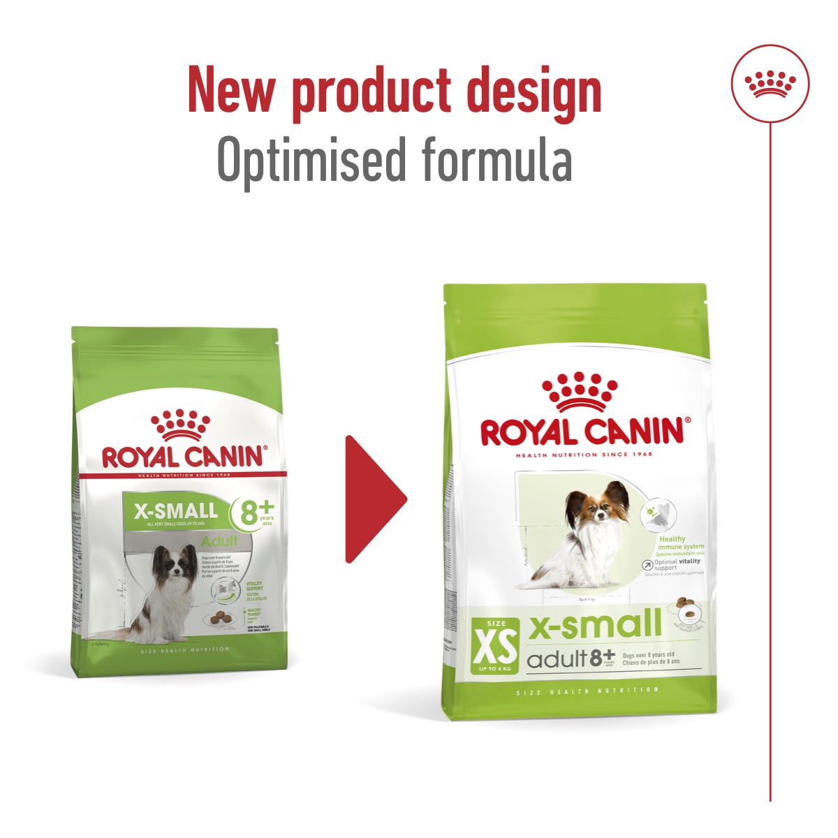 Royal Canin Size Health XS Adult 8+Dry Dog Food