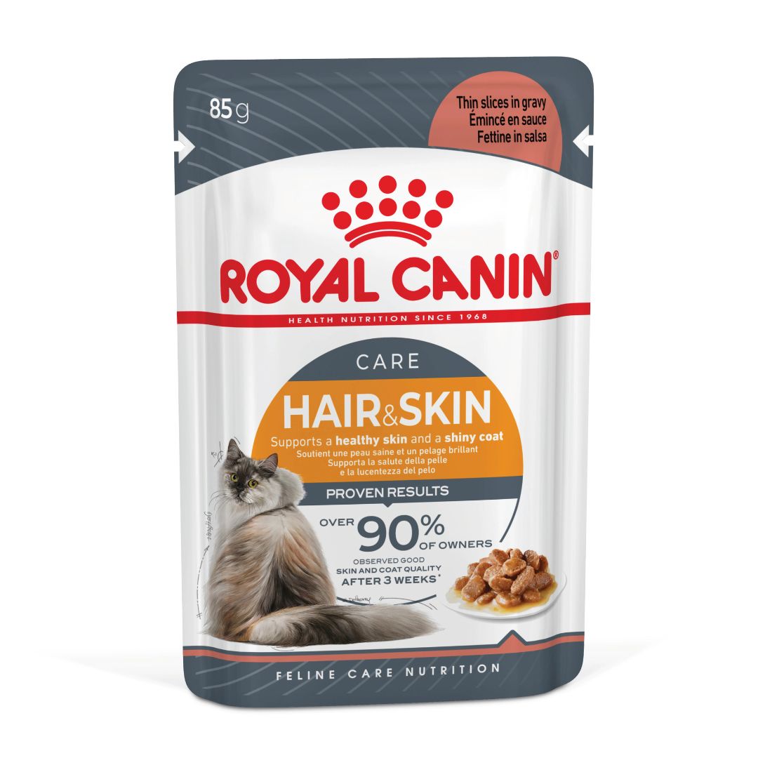 Royal Canin Feline Care Nutrition Hair & Skin Jelly (WET FOOD - Pouches 85g)