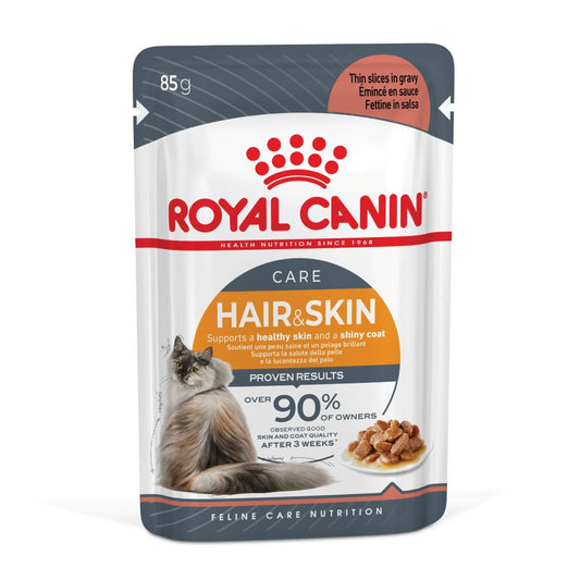 Royal Canin Feline Care Nutrition Hair & Skin Jelly (WET FOOD - Pouches 85g)